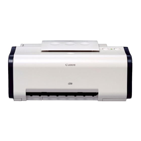 Canon i250 Series Simplified Manual
