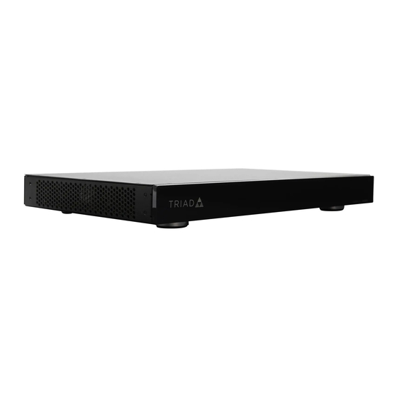 Triad TS-PAMP8-100 Installation Manual