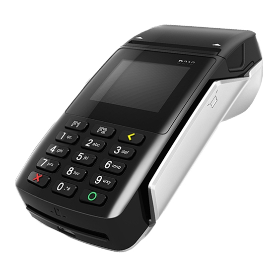 PAX D210 W Quick Reference Manual