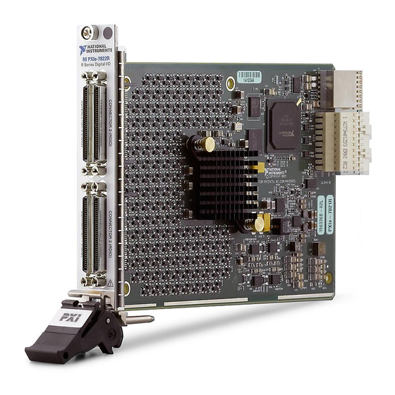 National Instruments PXIe-7822R Getting Started Manual