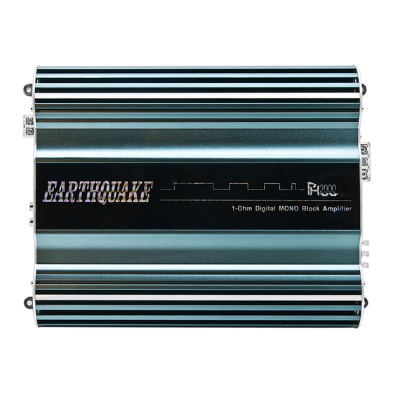 EarthQuake PH2000W/D1 Owner's Manual