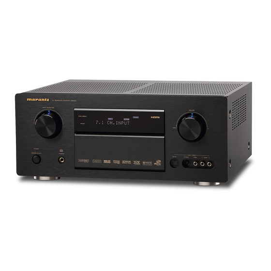 Marantz SR8002 Specifications