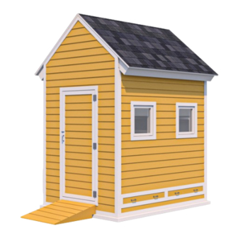 EASY COOPS Chicken Coop Plan 6x8 Assembly Instructions Manual