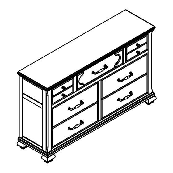 Living Spaces CROWN MARK B6560-1 Assembly Instructions