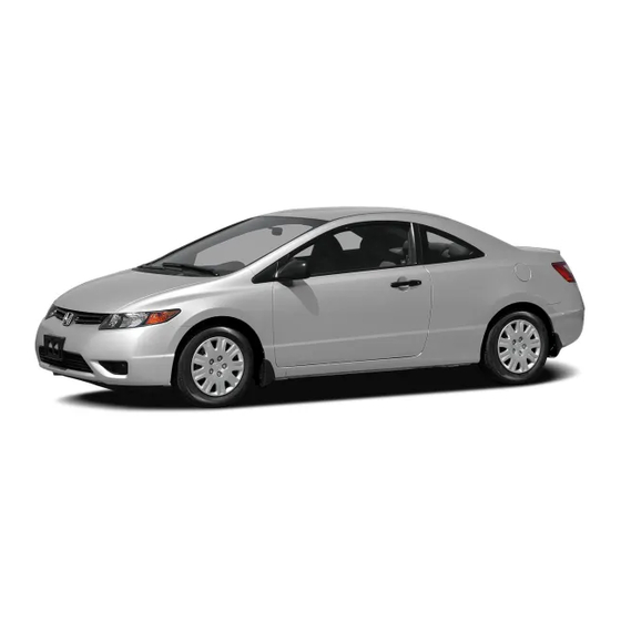 Honda Civic 2-Door Owner's Manual
