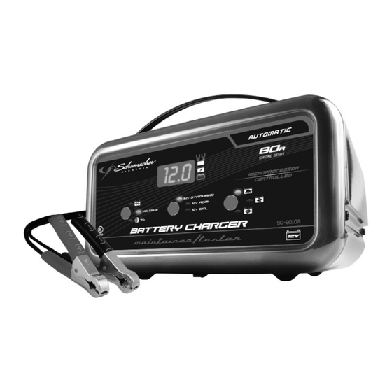 Schumacher SC-8010A Owner's Manual