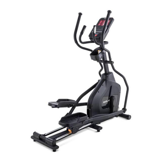 Sole Fitness E20 Owner's Manual