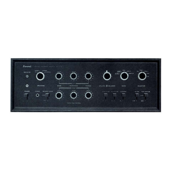 Sansui AU-777A Operating Instructions And Service Manual