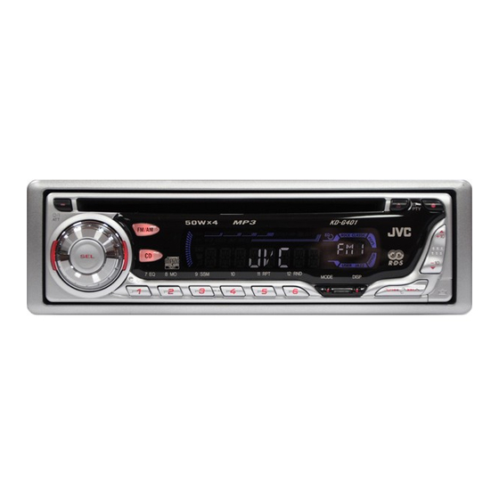 JVC KD-G401 Service Manual