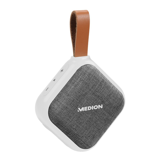 Medion LIFE E65242 Bluetooth Speaker Manuals