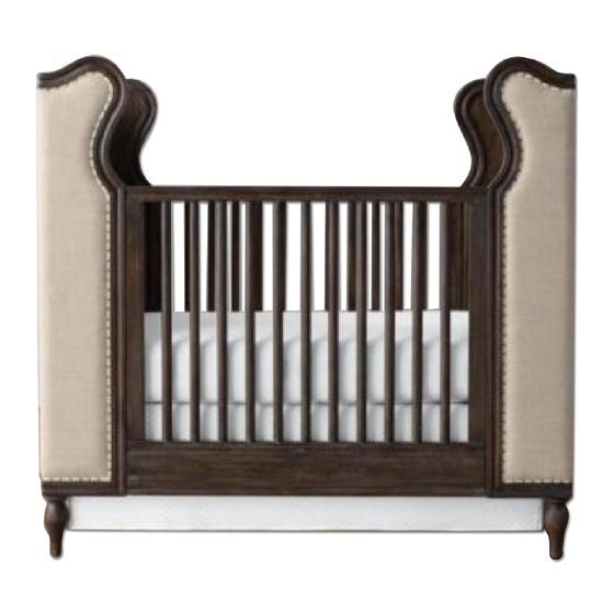 baby&child FRENCH UPHOLSTERED WING CRIB Instructions Manual