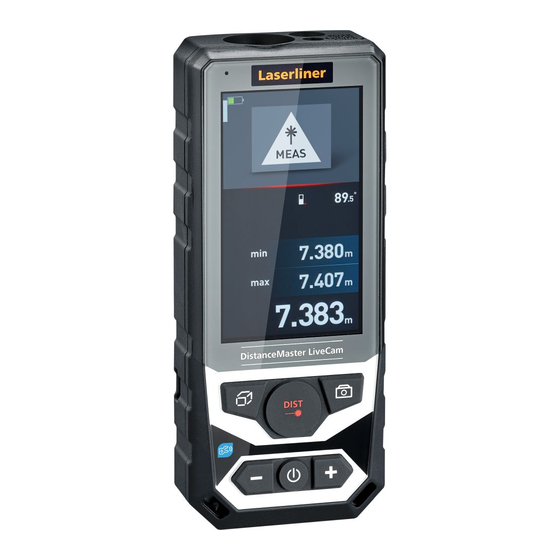 LaserLiner DistanceMaster LiveCam Manual
