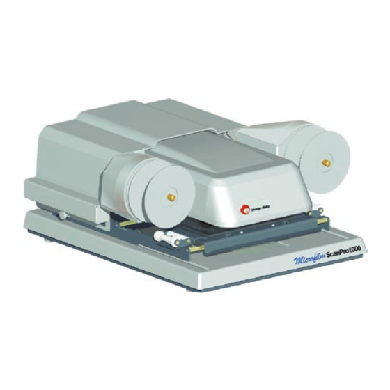 e-ImageData Microfilm ScanPro 1000 Operator's Manual