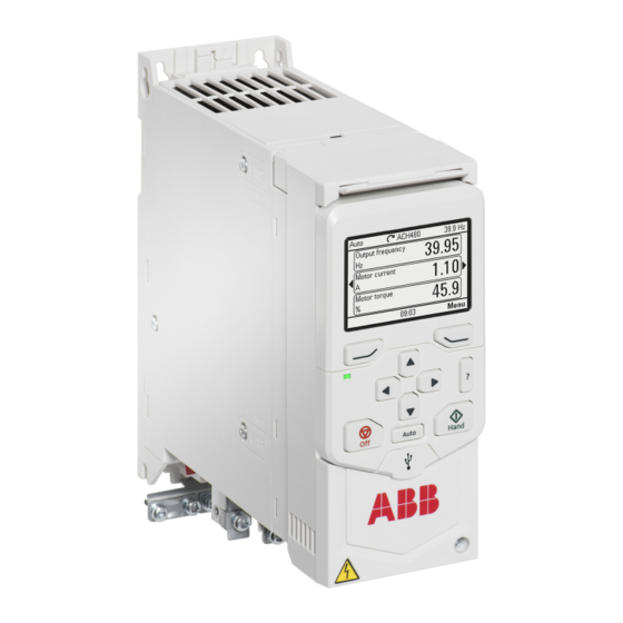 ABB ACH480 Quick Installation And Start-Up Manual