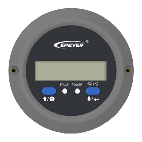 User Manuals: Epever MT91 Inverter Display