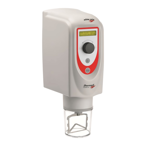 Zhermack elite mix C305120 Quick Manual