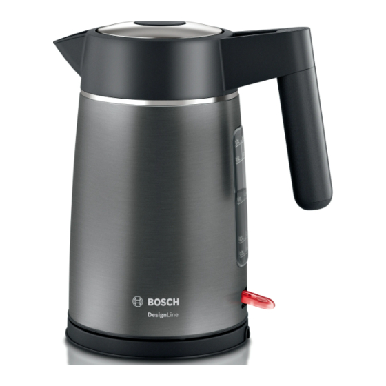 Bosch TWK5P475GB Cordless Jug Kettle Manuals