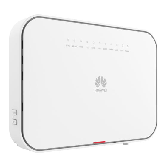 Huawei OptiXstar W626E Quick Start Manual
