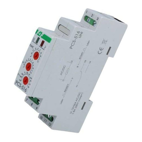 F&F PCS-516 UNI Quick Start Manual