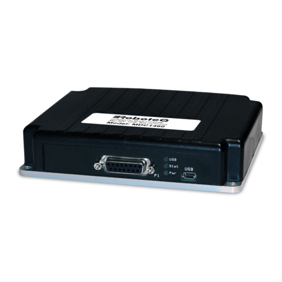 RoboteQ MDC1230 Manual