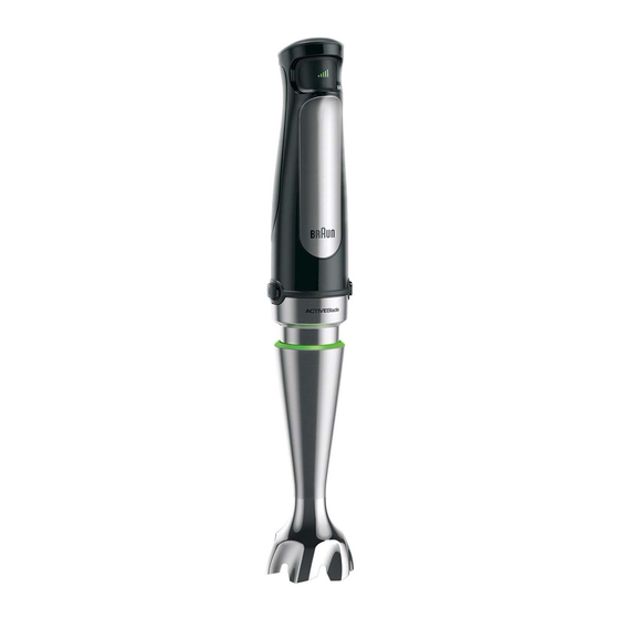Braun MultiQuick 7 HB701AI Manual