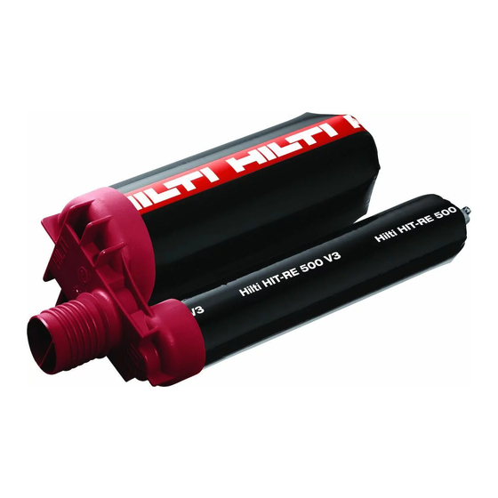 Hilti HIT-RE 500 V3 Manual