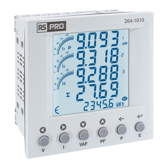 RS PRO 264-1010 Instruction Manual