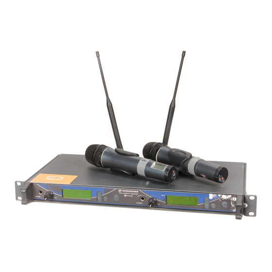 Sennheiser EM 550 G2 Instructions For Use Manual