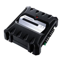 Kenwood KAC-6104D - 600 Watt Max Power Class D Mono Amplifier Instruction Manual