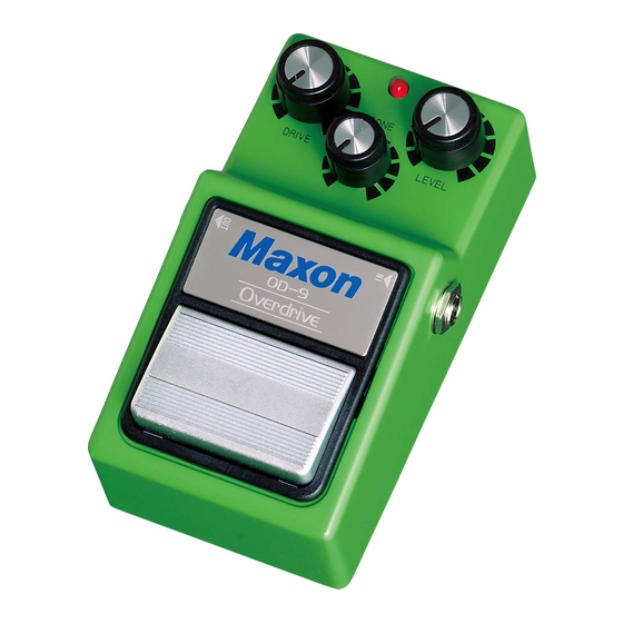 Maxon OD9 User Manual