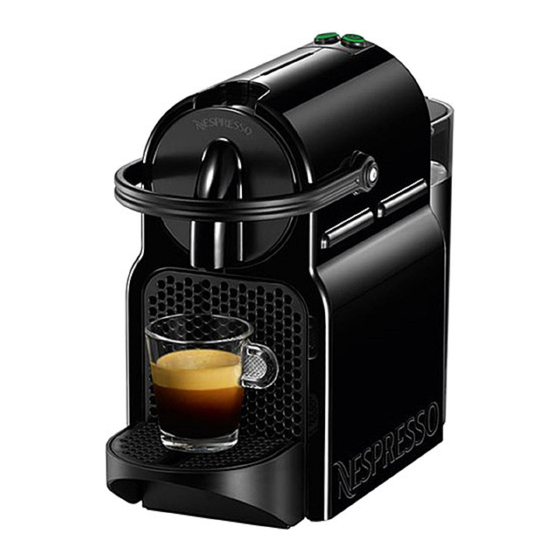 Nespresso INISSIA Instructions Manual