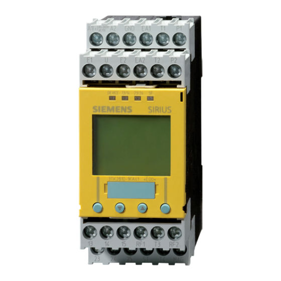 Siemens 3TK2810-1 System Manual