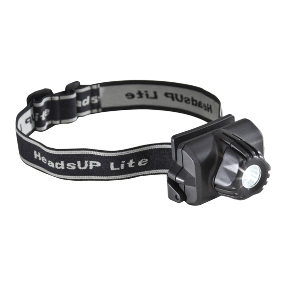 Pelican HeadsUp Lite 2690 Instructions