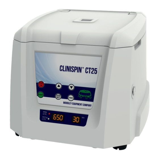 Woodley Clinispin CT25 User Manual