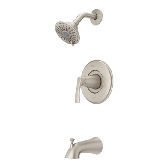 Pfister Masey 8P8-WS2-MCS Quick Installation Manual