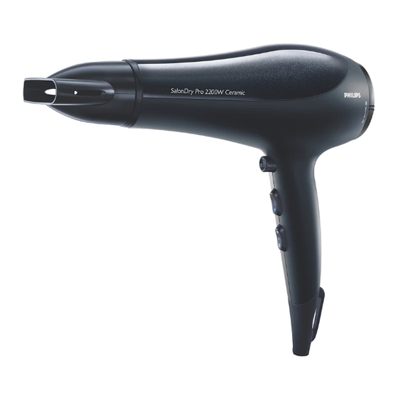 Philips SalonDry Pro HP4991 Manual