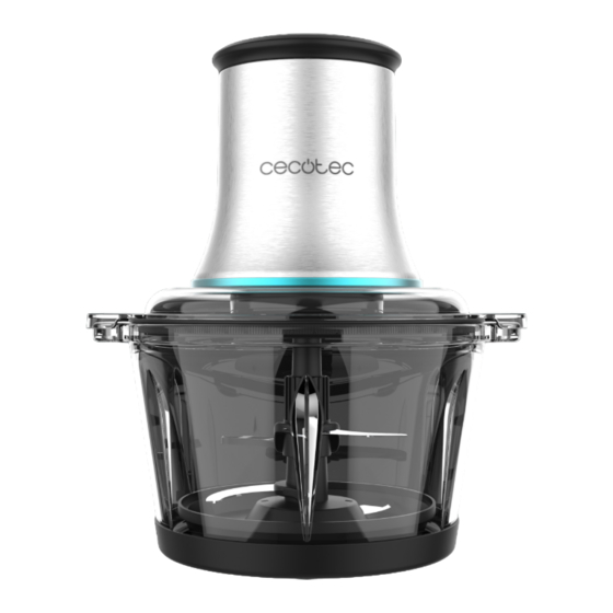 cecotec ChopBeat 2000 Vindaloo Instruction Manual