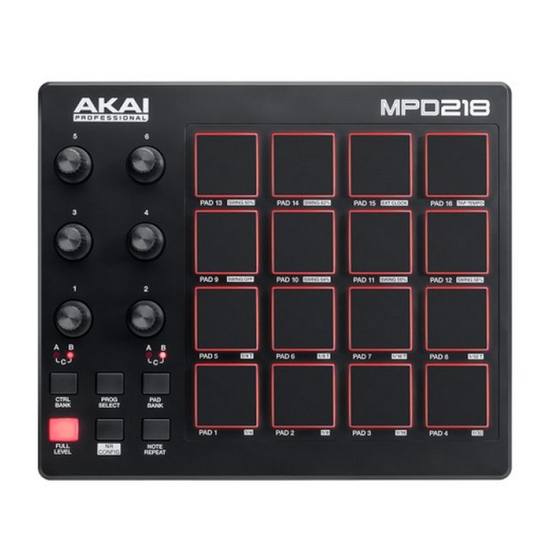 Akai MPK mini Quick Start Manual