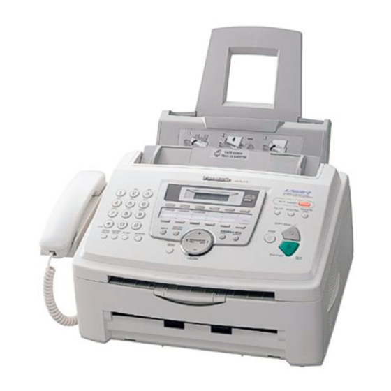 PANASONIC KX-FL613FX Laser Fax Machine Manuals