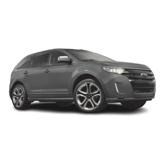 Ford EDGE 2013 Owner's Manual