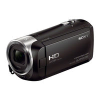 Sony Handycam HDR-CX540 Operating Manual