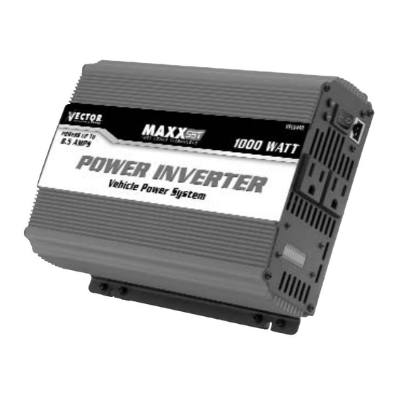 Vector MAXX SST Manuals