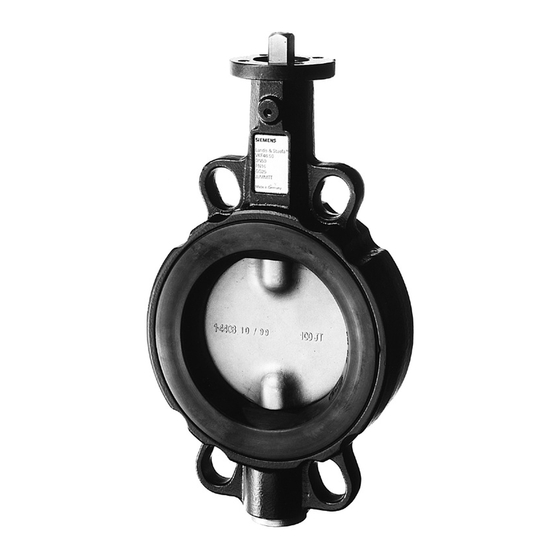Siemens VKF46 Series Mounting Instructions