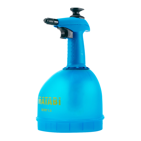 Goizper Group MATABI BERRY 1,5 Manual