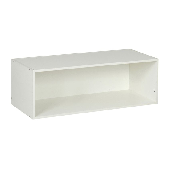 Kaboodle 800mm slimline cabinet Quick Start Manual
