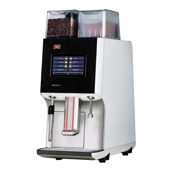 Melitta Cafina XT4 Service Manual