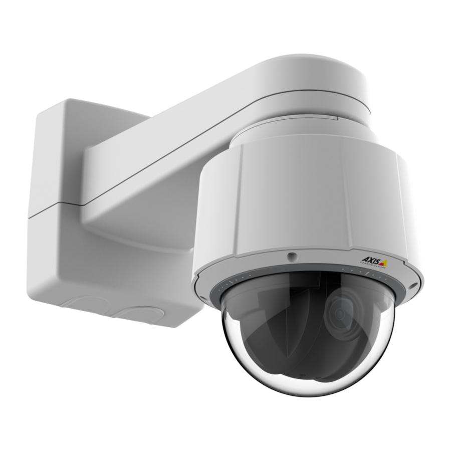 Axis Q60 Series Installation Manual