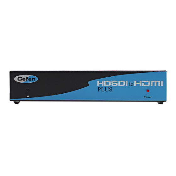 Gefen EXT-HDSDI-2-HDMIS User Manual