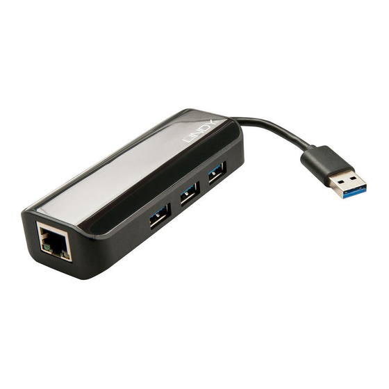 User Manuals: Lindy 43122 Hub Ethernet Adapter