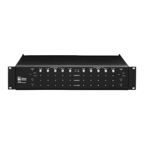 Meyer Sound CP-10S Operating Instructions Manual